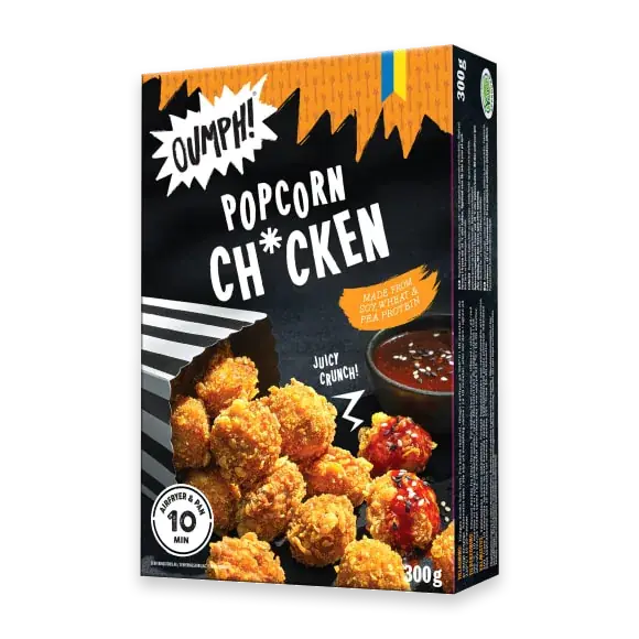 Popcorn Chicke Veganska Frysta