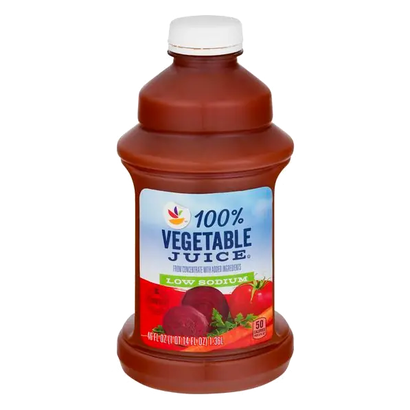 100% Vegetable Juice Low Sodium