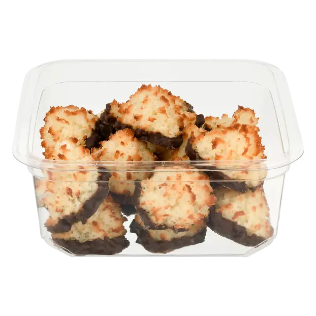 Bakery Chocolate Dipped Coconut Macaroons Cookies