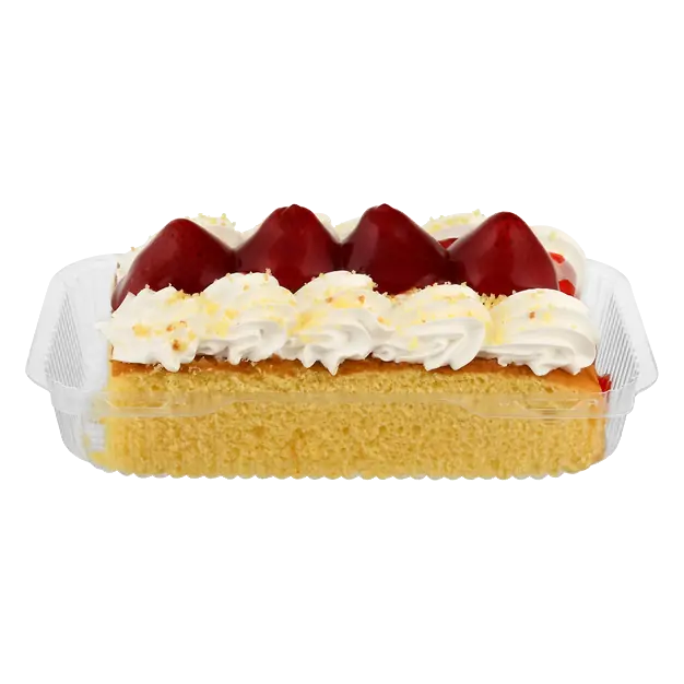 Bakery Strawberry Topped Bar Cake
