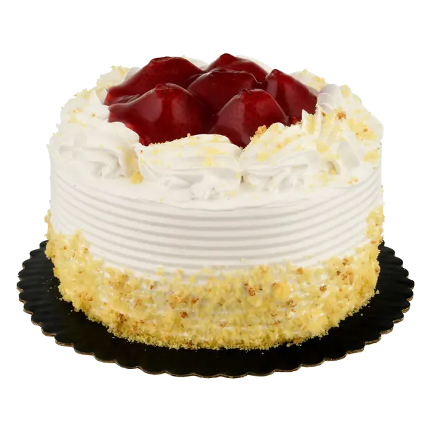 Bakery Strawberry Topped Double Layer Cake