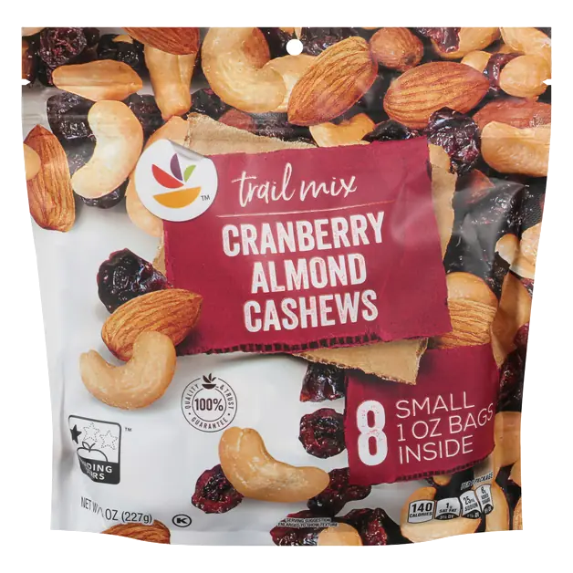 Cranberry Almond Cashews Trail Mix - 8 ct