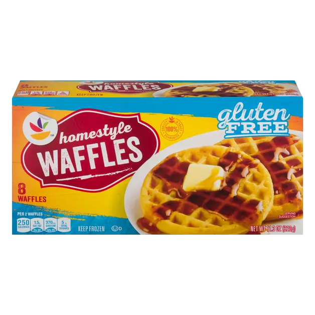 Gluten Free Homestyle Waffles - 8 ct