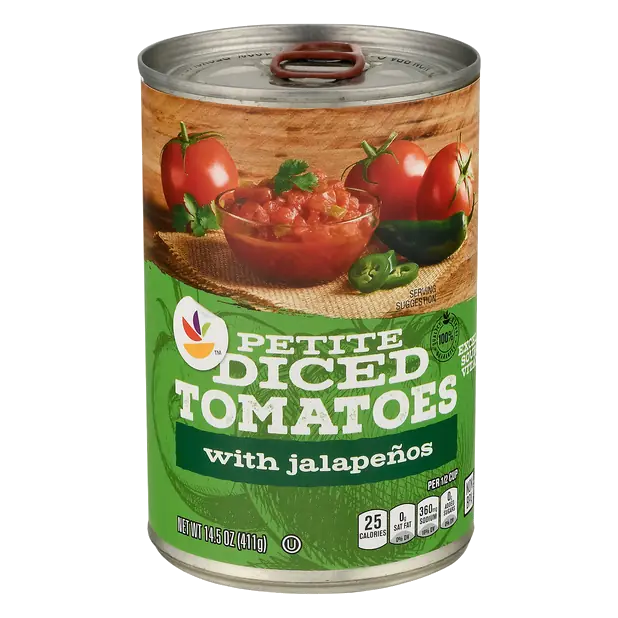 Petite Diced Tomatoes with Jalapenos