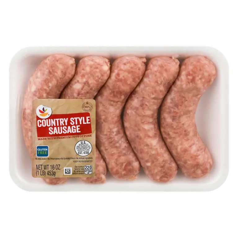 Pork Country Style Sausage - 5 ct
