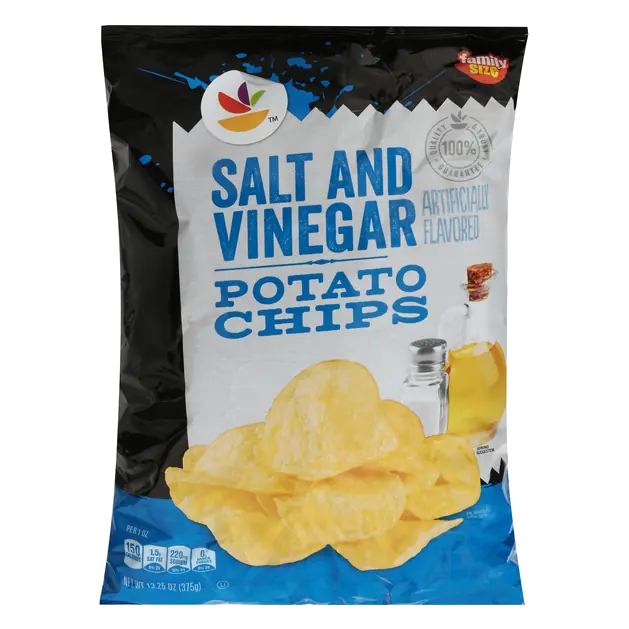 Salt & Vinegar Potato Chips Family Size