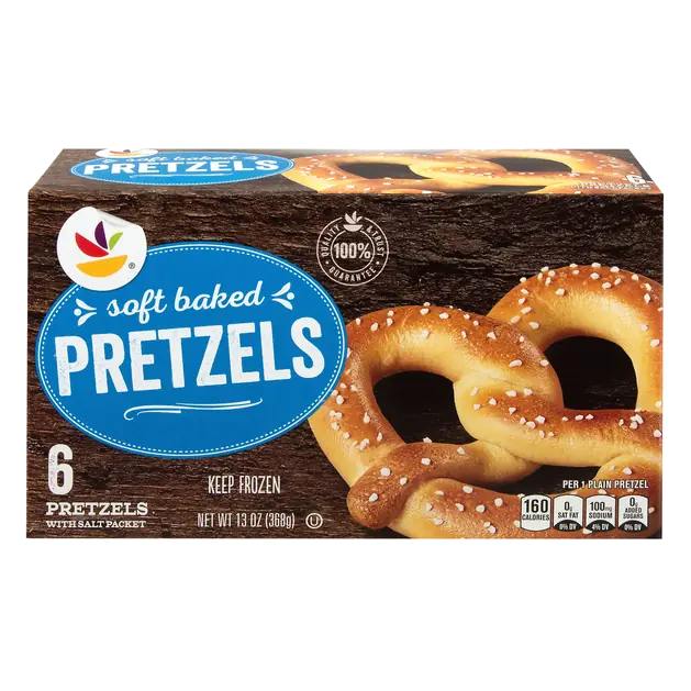 Soft Baked Pretzels with Salt Packet - 6 ct Frozen