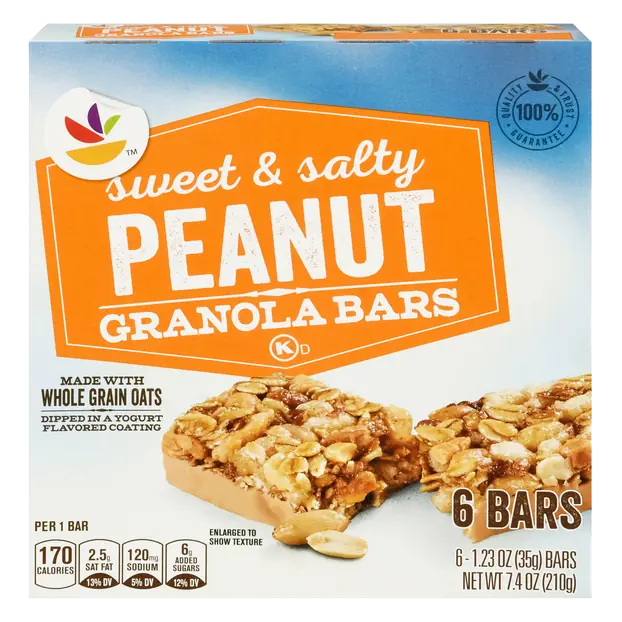 Sweet & Salty Peanut Granola Bars - 6 ct