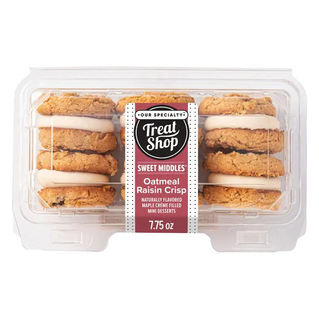 Our Specialty, Sweet Middles, Oatmeal Raisin Crisp Mini Desserts
