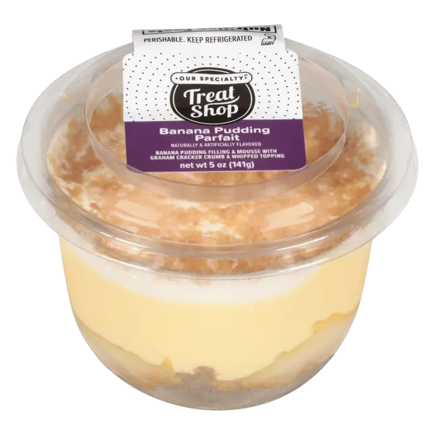 Treat Shop Banana Pudding Parfait Refrigerated
