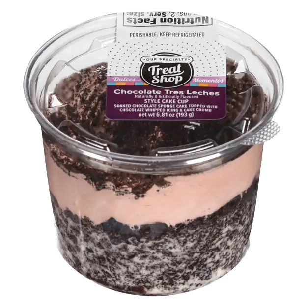 Treat Shop Chocolate Tres Leches Style Cake Cup