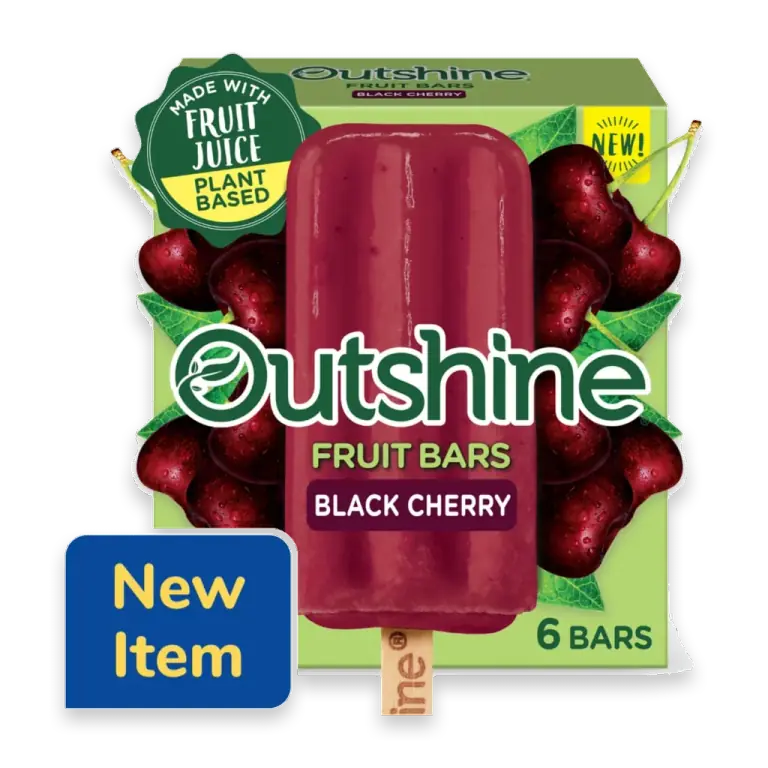 Black Cherry Frozen Fruit Bars, 6 Count