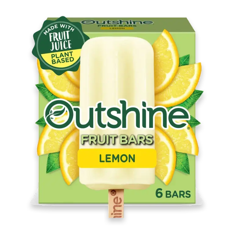 Lemon Frozen Fruit Bars, 6 Count