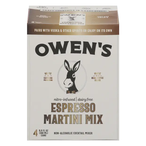 Dairy Free Espresso Martini Non-Alcoholic Cocktail Mixer - 4 pk