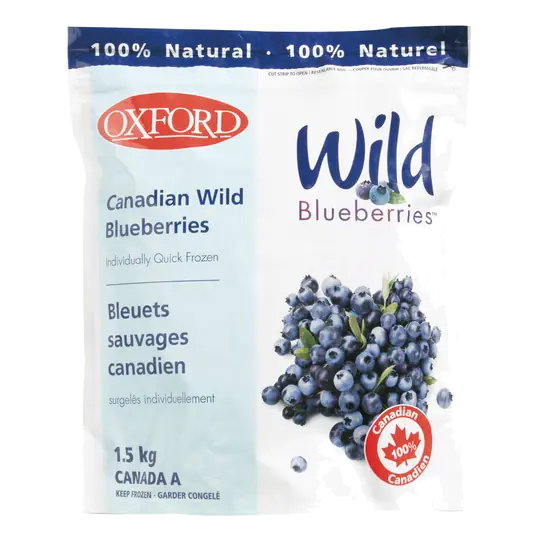 Frozen Wild Blueberries 1.5 kg