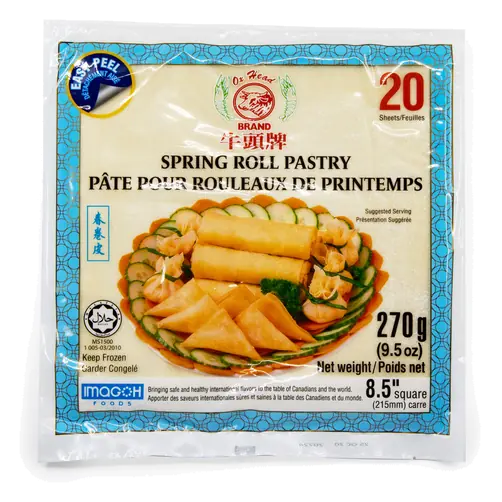 Spring Roll Pastry 8.5-Inch 20 Sheets 270 g