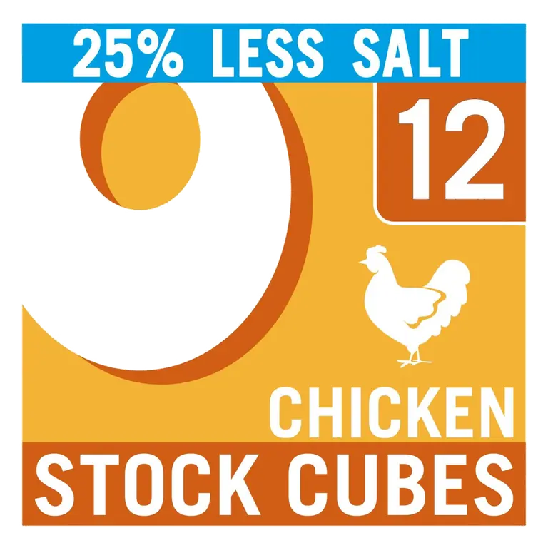 12 Reduced Salt Chicken Stock Cubes