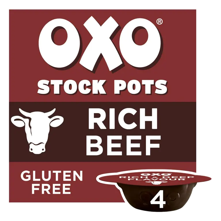 Beef with Onion & Rosemary Stock Pots x4 80g