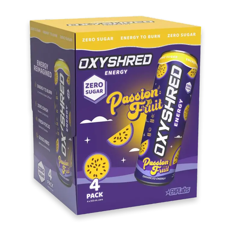 Energy Drink Passionfruit Cans
