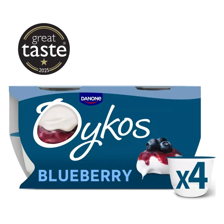 Blueberry Luxury Greek Style Yoghurt Dessert 4x110g