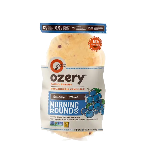 Buns Morning Rounds Blueberry 450 g