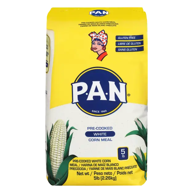 Pre-Cooked White Corn Meal