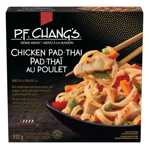 Frozen Meal Bowl Chicken Pad Thai Home Menu 312 g