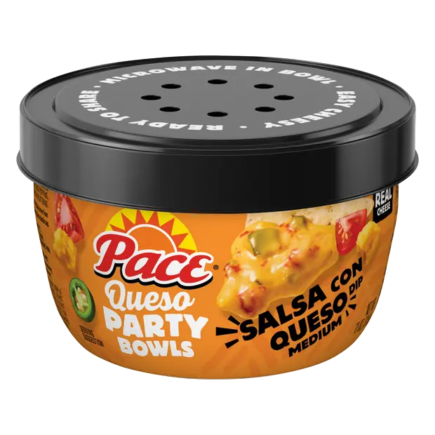 Medium Salsa Con Queso Dip Microwavable Bowl