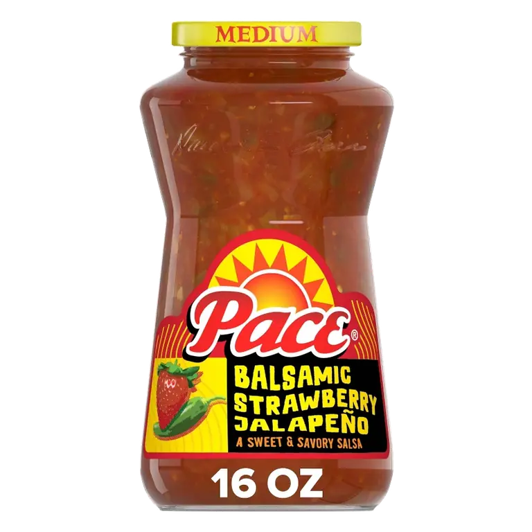 Pace Balsamic Strawberry Jalapeno Salsa, 16oz: Gluten-Free, No High Fructose Corn Syrup, Vegan