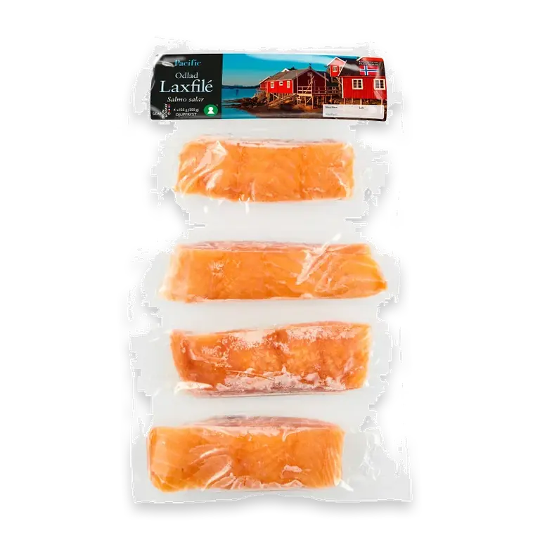 Laxfilé Fryst 4-p 500g