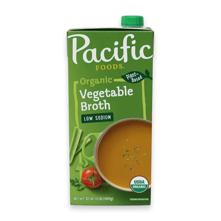 Low Sodium Organic Vegetable Broth 32 oz Carton