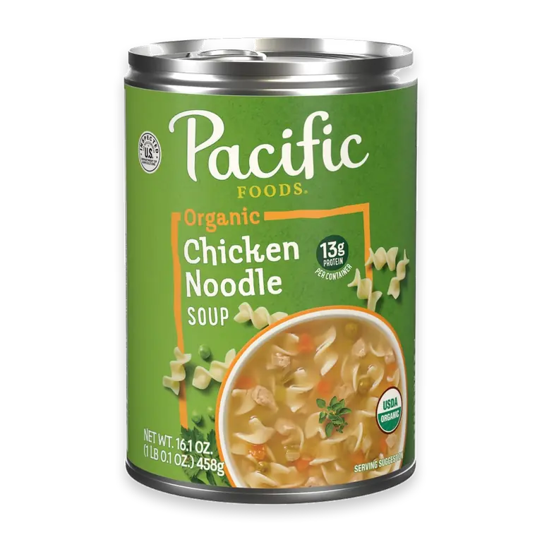 Organic Chicken Noodle Soup 16.1 oz Can