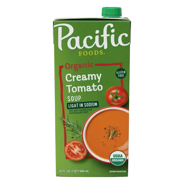 Organic Gluten Free Light in Sodium Creamy Tomato Soup