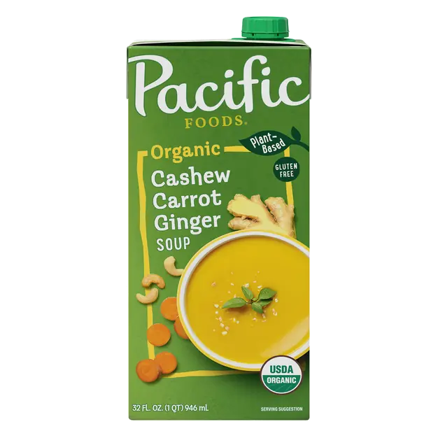 Organic Plant-Based Gluten Free Cashew Carrot Ginger Soup