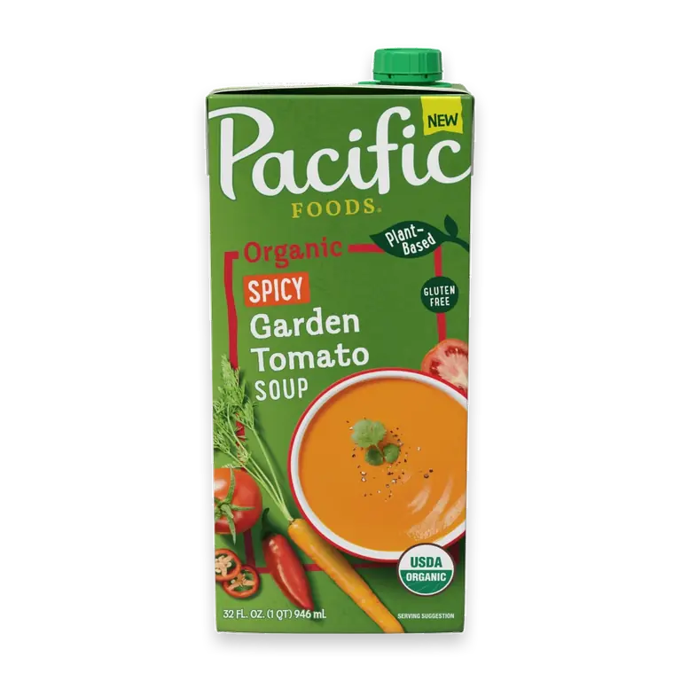 Organic Spicy Garden Tomato Soup Carton