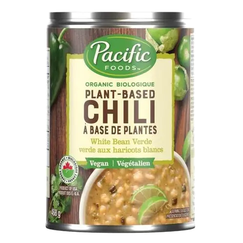 Organic Vegan Chili White Bean Verde 468 g