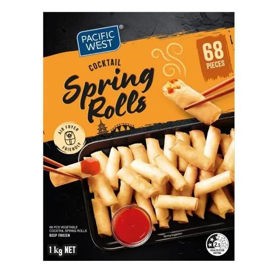 Frozen Cocktail Spring Rolls