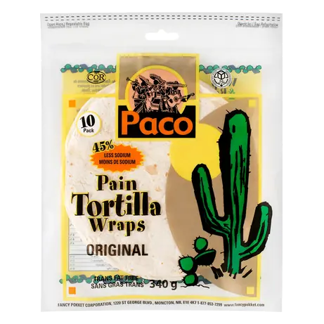 Original Tortilla Wraps 7-Inch 340 g
