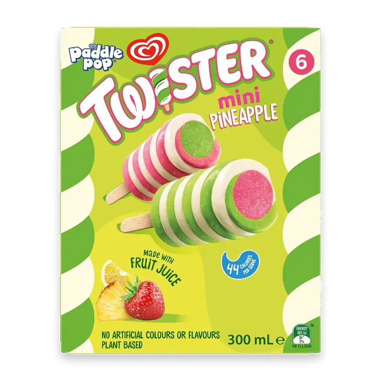 Twister Mini Pineapple Ice Block Sticks