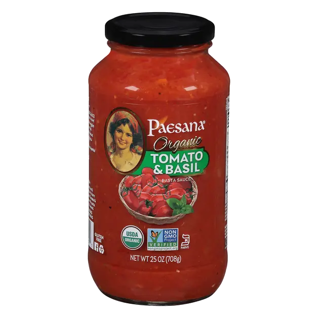 Organic Tomato & Basil Pasta Sauce
