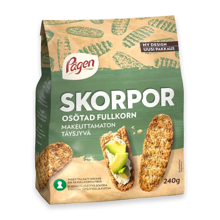 Fullkorn skorpor 240g