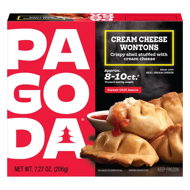 Cream Cheese Wontons - apx 8-10 ct Frozen