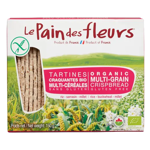 Gluten-Free & Organic Multi-Grain Crispbread 150 g