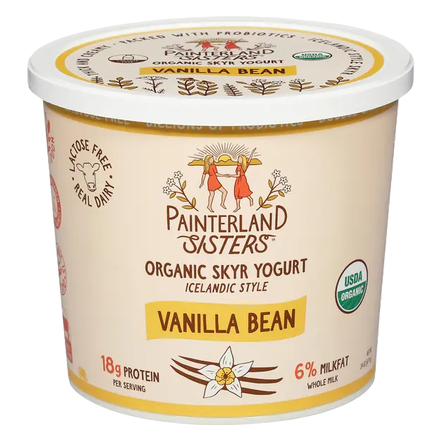 Organic 6% Milkfat Vanilla Bean Protein Skyr Yogurt