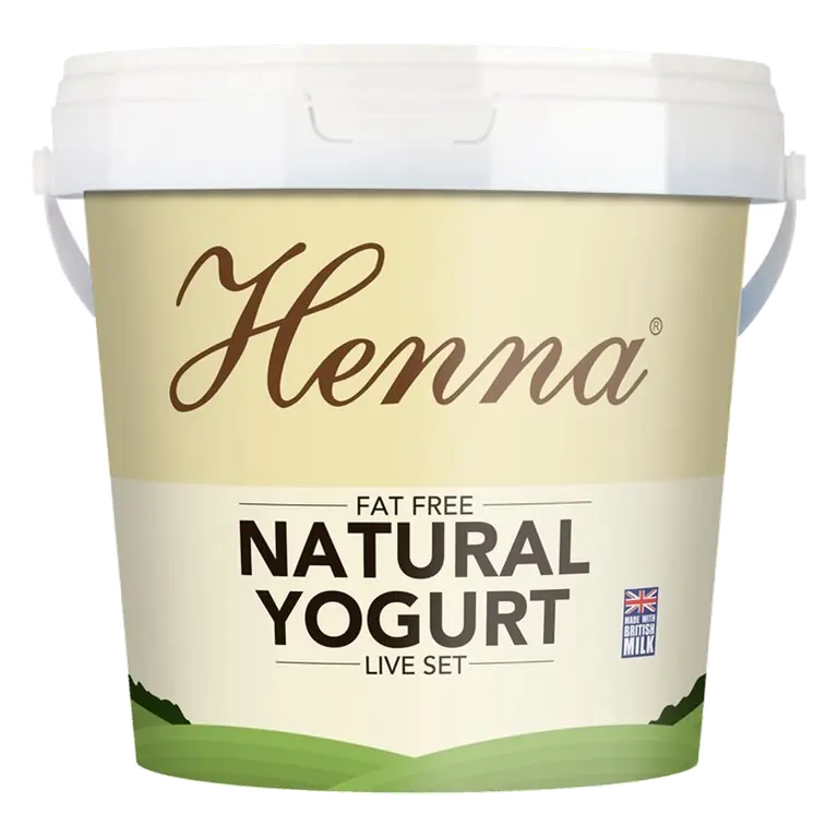 Henna Very Low Fat Natural Live Set Yogurt