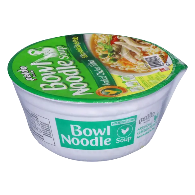 Chicken Flavor Instant Noodle Soup Bowl