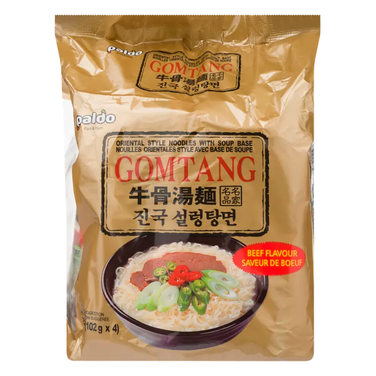 Gomtang Noodles Beef Flavour 4 Pack 408 g