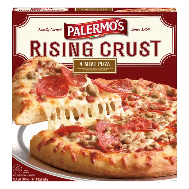Palermo's Rising Crust 4 Meat Pizza