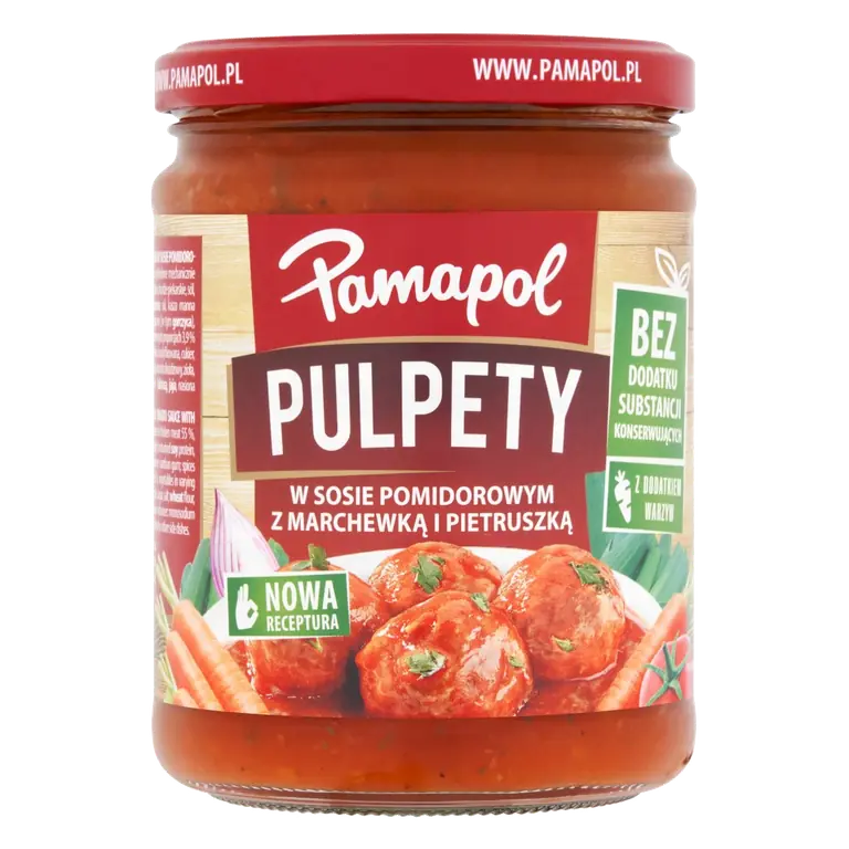 Pork Meatballs In Tomato Sauce With Carrot And Parsley