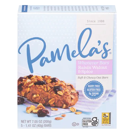 Raisin Walnut & Spice Whenever Bars